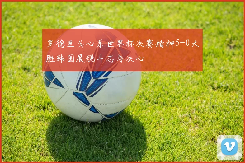 罗德里戈心系世界杯决赛精神5-0大胜韩国展现斗志与决心